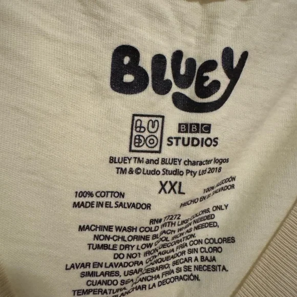 Bluey Women's Yellow Tank Top - Picture 2 of 3